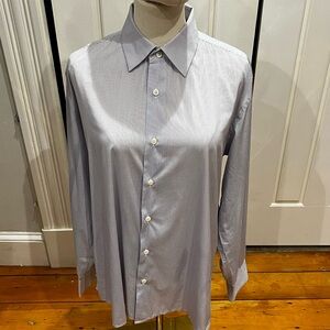 Prada Men's Light Gray Dress Shirt